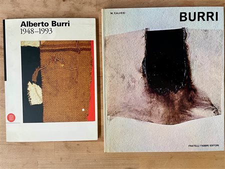 ALBERTO BURRI - Lotto unico di 2 cataloghi