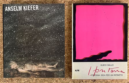 LUCIO FONTANA E ANSELM KIEFER - Lotto unico di 2 cataloghi
