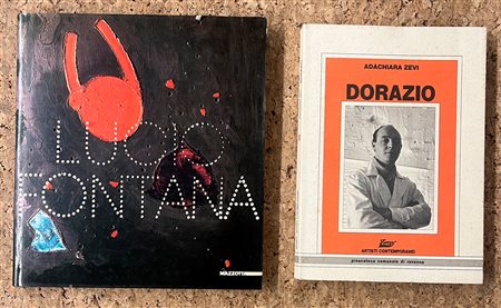 PIERO DORAZIO E LUCIO FONTANA - Lotto unico di 2 cataloghi