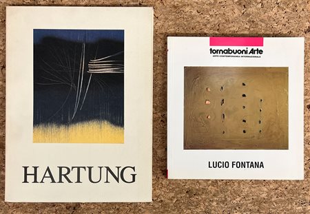 LUCIO FONTANA E HANS HARTUNG - Lotto unico di 2 cataloghi: