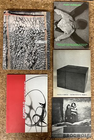 ARTE DEL DOPOGUERRA - Lotto unico di 5 cataloghi