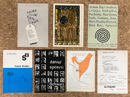 GALLERIA SCHWARZ, MILANO - Lotto unico di cataloghi