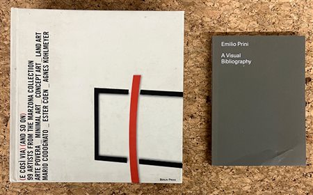 EMILIO PRINI E ARTE POVERA - Lotto unico di 2 cataloghi