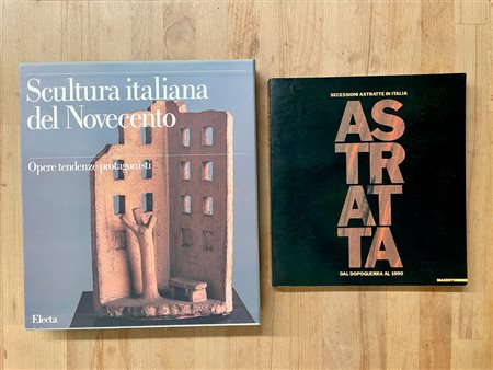 SCULTURA E ARTE STRATTA - Lotto unico di 2 cataloghi