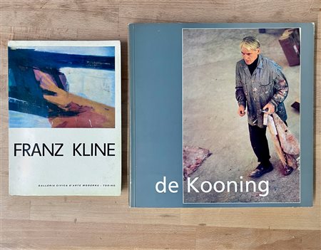 FRANZ KLINE E WILLEM DE KOONING - Lotto unico di 2 rari cataloghi