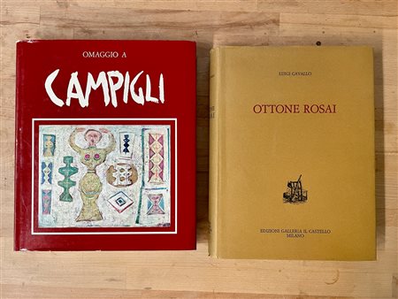 MASSIMO CAMPIGLI E OTTONE ROSAI - Lotto unico di 2 cataloghi