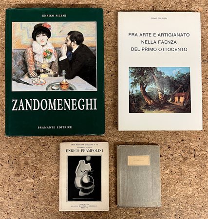 ARTE ITALIANA TRA TARDO OTTOCENTO E PRIMO NOVECENTO - Lotto unico di 4 cataloghi