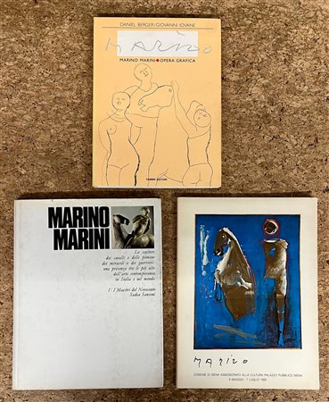 MARINO MARINI  - Lotto unico di 3 cataloghi