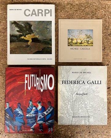 PITTURA FIGURATIVA ITALIANA DEL XX SECOLO - Lotto unico di 4 cataloghi