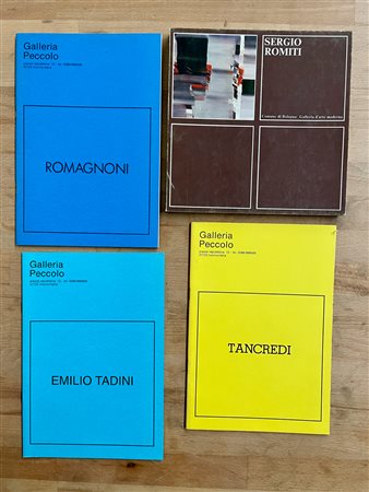 SERGIO ROMITI E GALLERIA PECCOLO, LIVORNO - Lotto unico di 4 cataloghi