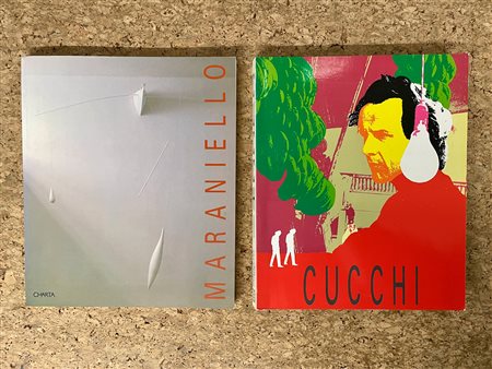 ENZO CUCCHI E GIUSEPPE MARANIELLO - Lotto unico di 2 cataloghi