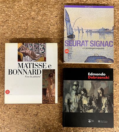 GRANDI MAESTRI DELLA STORIA DELL'ARTE - Lotto unico di 3 cataloghi