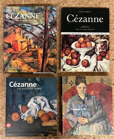 PAUL CÉZANNE - Lotto unico di 4 cataloghi
