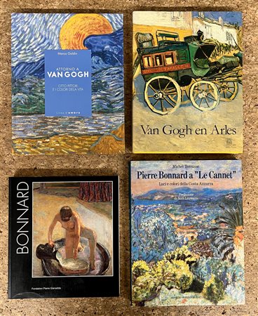 PIERRE BONNARD E VINCENT VAN GOGH - Lotto unico di 4 cataloghi