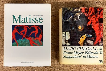 GRANDI MAESTRI (MATISSE E CHAGALL) - Lotto unico di 2 imponenti cataloghi