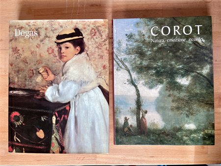 EDGAR DEGAS E CAMILLE COROT - Lotto unico di 2 cataloghi