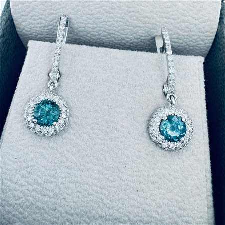 ORECCHINI IN ORO CON ZAFFIRI E DIAMANTI – MH51201