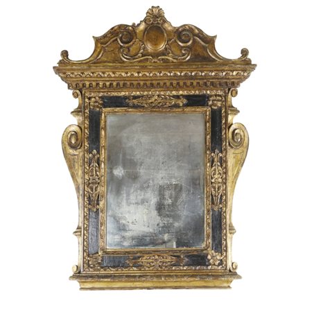 Cornice stile Sansovino - Toscana XIX secolo Cornice intagliata e dorata "a...