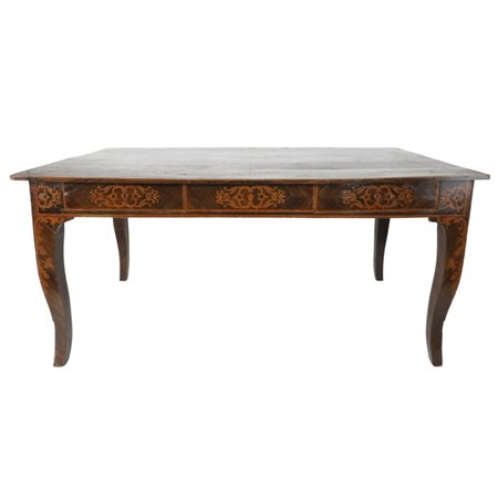 Importante tavolo scrivania da centro Luigi XV - Roma Prima metà del XVIII...