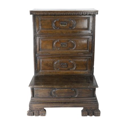 Inginocchiatoio in noce - Emilia - fine XVII secolo inizi XVIII secolo...