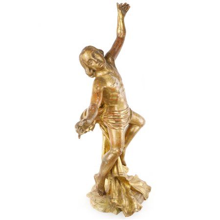 Scultura lignea dorata - Centro Italia - Fine XVII inizi XVIII secolo...