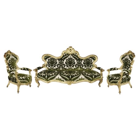 Salotto Luigi Filippo Napoli seconda metà XIX secolo Divano Luigi Filippo...