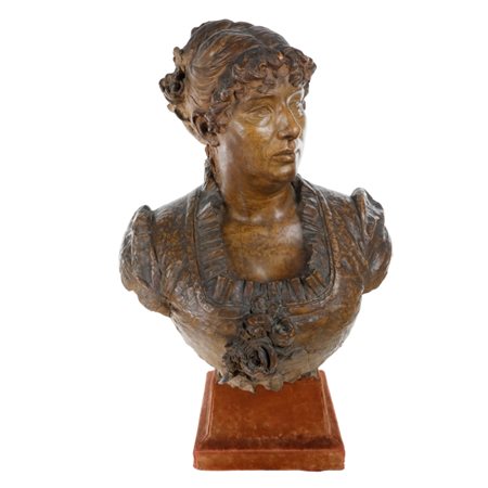 Girolamo Masini (Firenze, 29/12/1840 - Roma, 21/12/1885) Mezzobusto di...