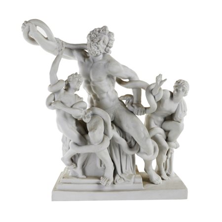 Scultura in marmo - "Laocoonte e i suoi figli" Metà XIX secolo Scultura in...