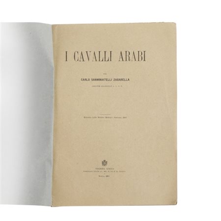 I Cavalli Arabi - Carlo Sanminiatelli Zabarella (1895)