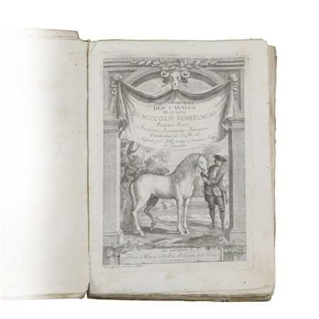 Dell’obbedienza del Cavallo trattato di Niccolò Rosselmini Patrizio Pisano...