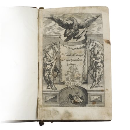 Il Cavallo da maneggio libro dove si tratta della nobilissima virtu del...