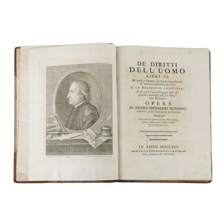 De’ Diritti dell’Uomo libri VI di Nicola Spedaleri Siciliano