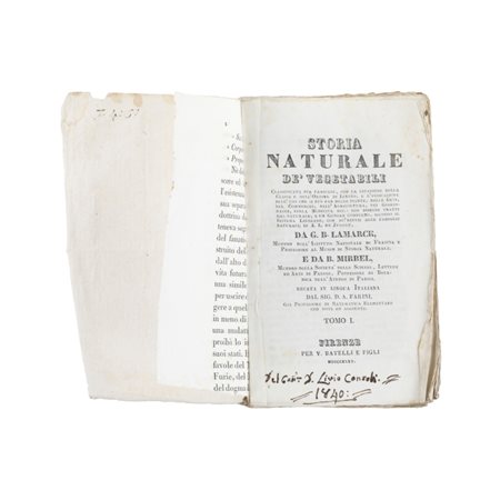 Lamarck & Mirbel - Storia Naturale de' Vegetabili (1835-1837) tomo I e III