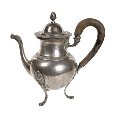 Caffettiera in Argento inizi XIX secolo