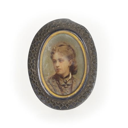 Miniatura ritratto fanciulla