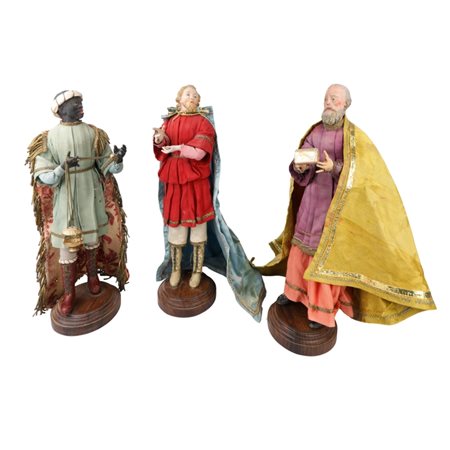I tre Re Magi: Gasparre, Melchiorre e Baldassarre - Napoli - FINE XVIII SECOLO