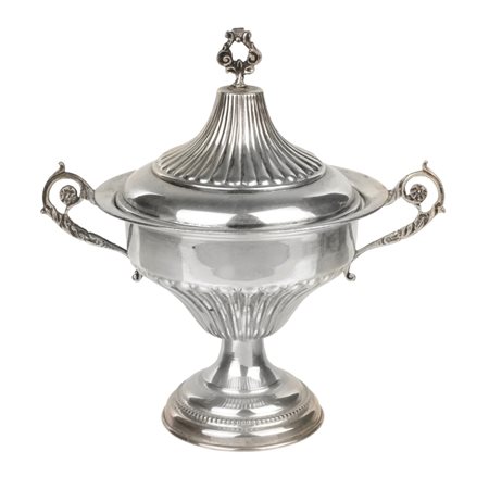 Zuccheriera in Argento 800 stile impero