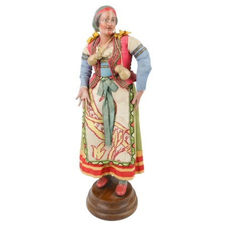 Giovane mercante di caciocavallo in abito da festa - Napoli - fine XVIII...