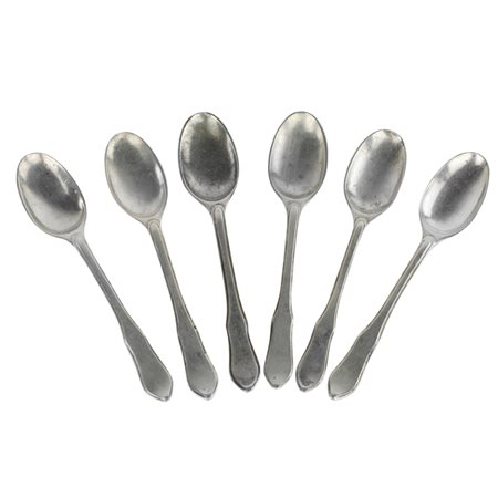 6 cucchiaini in Argento