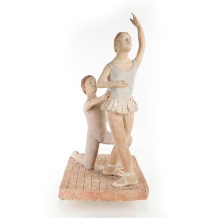 Scultura in terracotta - "Ballerini"