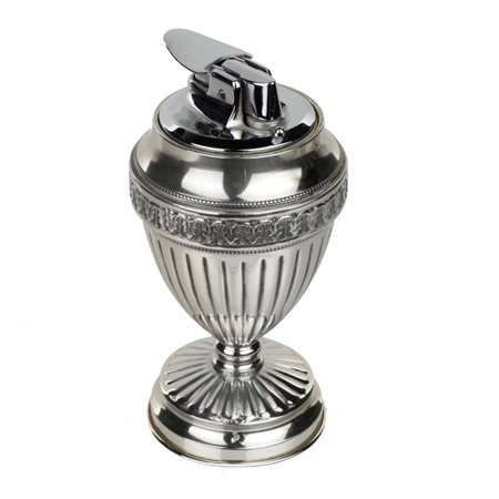 Accendino da tavolo in argento 800