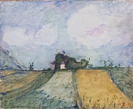 Arturo Tosi “Paesaggio” 1953