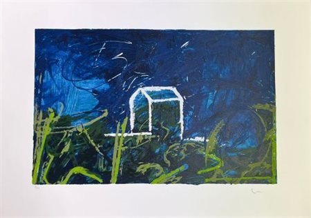 Mario Schifano “Veduta notturna” 1996