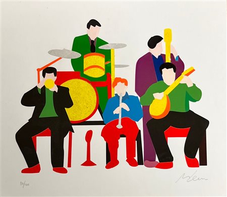 Marco Lodola “Woody’s simphony”