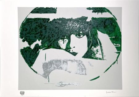 Giosetta Fioroni “Doppio Liberty Green”