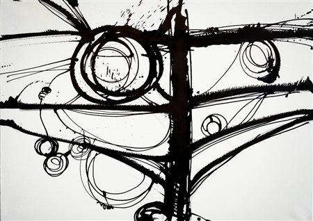 Eleonora Prado Milano 2015 Allegro 2015 mix d'inchiostri su tela 50x70...