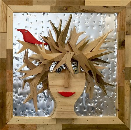 lele de bonis torino 1980 DON DE L'AMOUR 1 2015 Tecnica mista su tavola 60x60