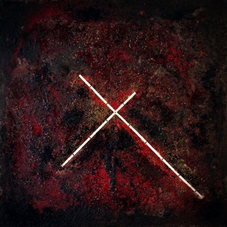 Giorgia Zanuso Finale Ligure 1 Ferita 2015 Mista con led su tela 100x100