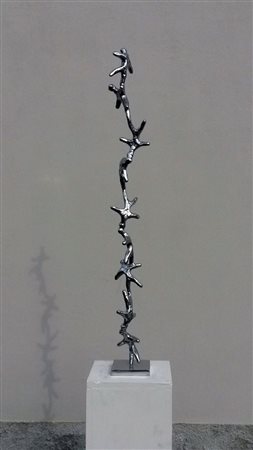 Alberto De Braud Milano 1959 Totem 2009 Fusione alluminio 100x20