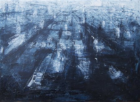 Francesco Campese Avallino 1986 paesaggio urbano 2013 vernice su tela 50x70...